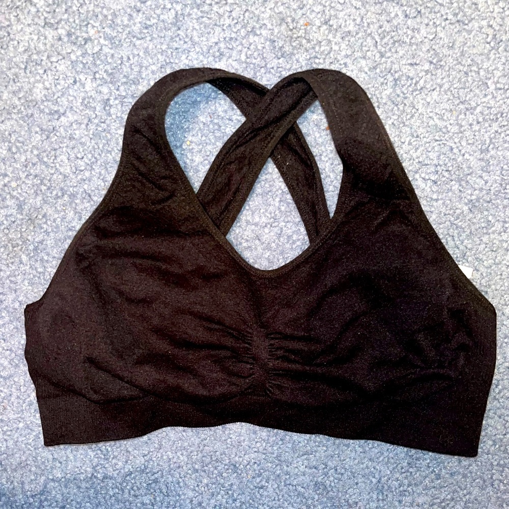 Tek Gear Black Medium Sports Bra